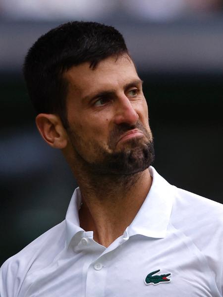 Novak Djokovic nas quartas de final de Wimbledon em 2023