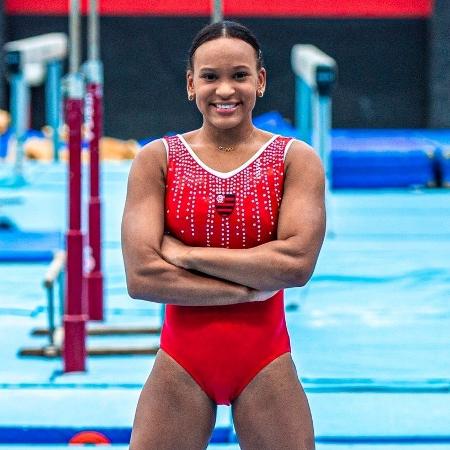 Rebeca Andrade, estrela brasileira da ginástica artística, representa o Flamengo nos Jogos Olímpicos de Paris