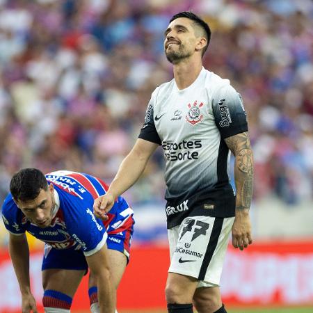 Igor Coronado, do Corinthians, durante partida contra o Fortaleza