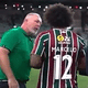 Mano se irrita com Marcelo e muda alteração no fim de jogo do Flu; assista