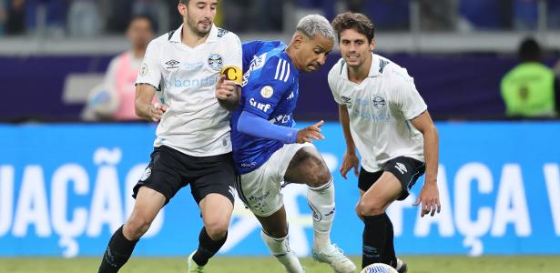 Golaços de Cruzeiro e Grêmio resultam em empate; rivais se beneficiam