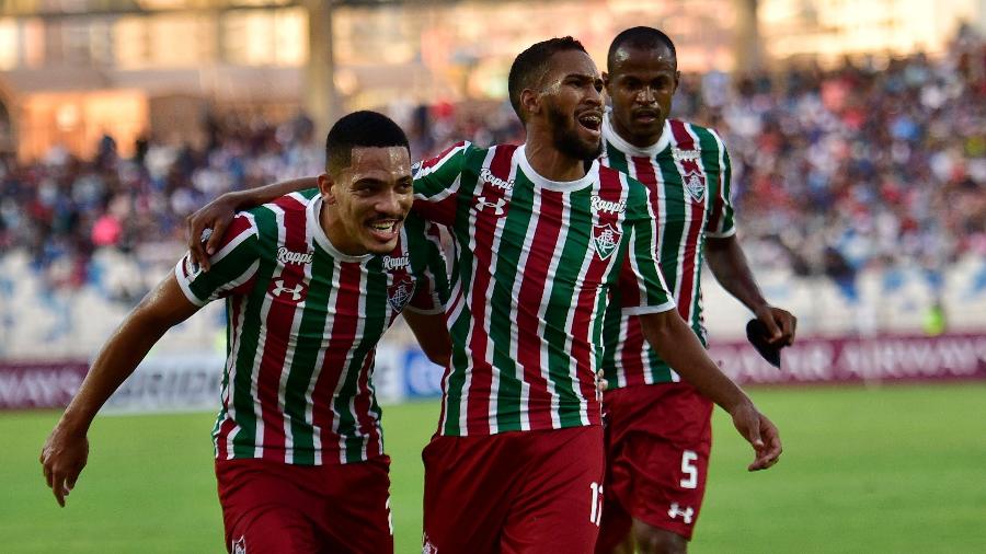 Everaldo pertence ao Velo Clube-SP, mas está emprestado ao Fluminense. Clube carioca tem prioridade de compra - AFP PHOTO / ATON / PHOTOSPORT / PEDRO TAPIA