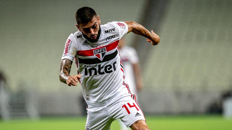 Liziero em jogo do São Paulo - Stephan Eilert/AGIF