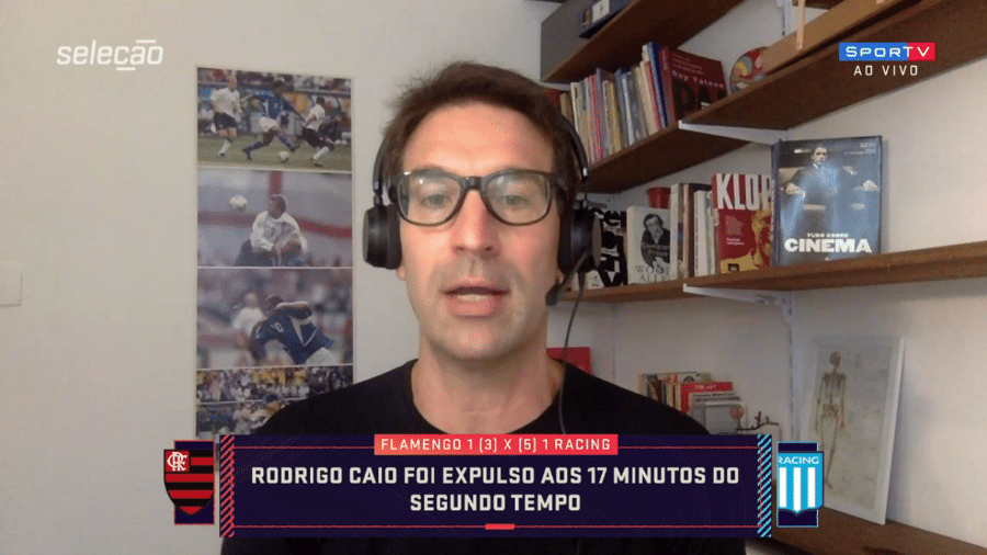 Arnaldo Ribeiro, em participação no Seleção SporTV - Reprodução/SporTV