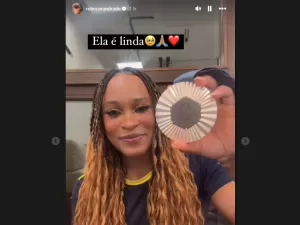 Rebeca agradece torcida e pede apoio nas finais: 'Sentir a vibração'