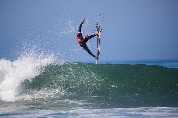 Italo Ferreira, durante o WSL Finals 2024