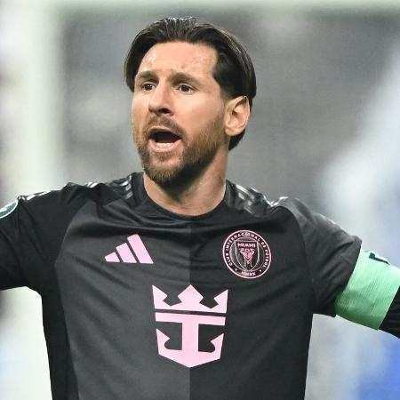 Messi reclama durante jogo entre Inter Miami e Vancouver Whitecaps na Concachampions Messi reclama durante jogo entre Inter Miami e Vancouver Whitecaps na Concachampions