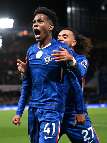 Ex-Palmeiras, Estêvão comemora primeiro gol pelo Chelsea e logo em um clássico Ex-Palmeiras, Estêvão comemora primeiro gol pelo Chelsea e logo em um clássico