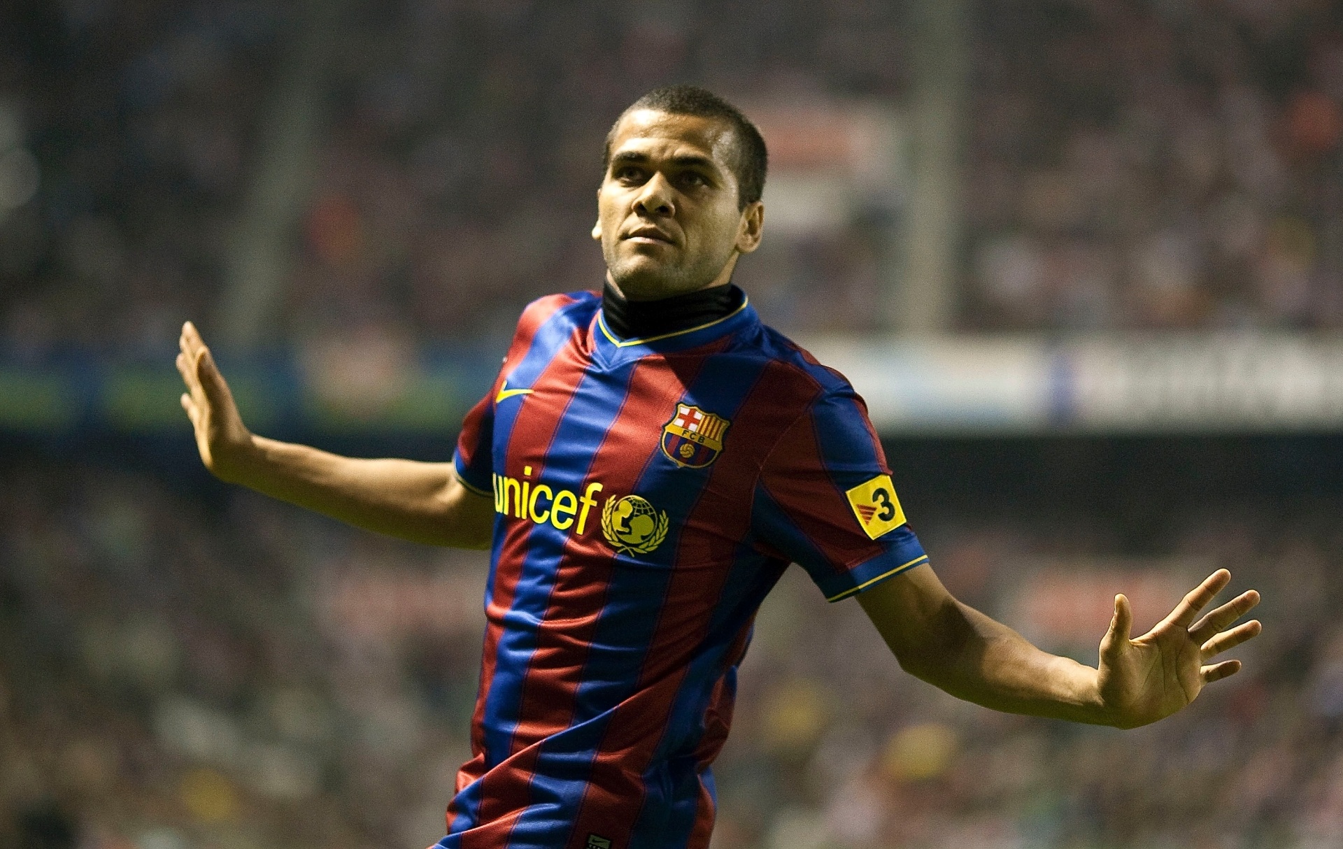 Pelo Barcelona, Daniel Alves conquistou cinco edições do Espanhol e três Liga dos Campeões - Angel Martinez/Getty Images