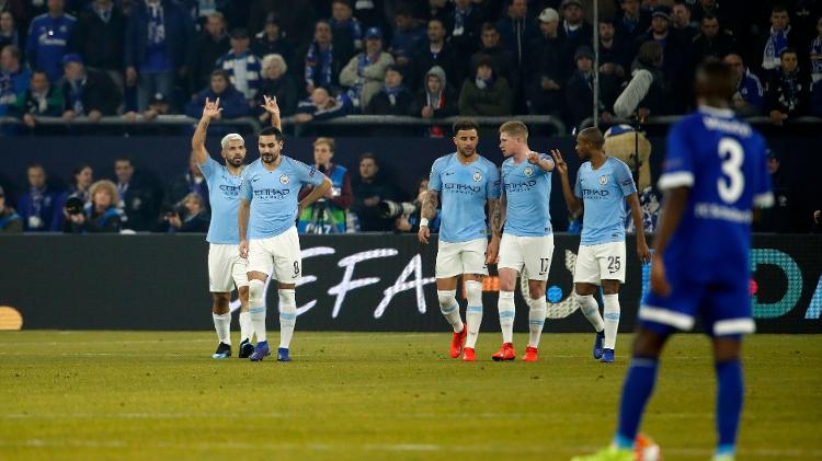 Aguero comemora gol - Odd Andersen/AFP - Odd Andersen/AFP