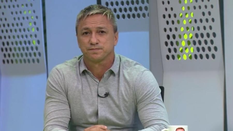 Paulo Nunes durante o programa Segue o Jogo - Reprodução/Globo