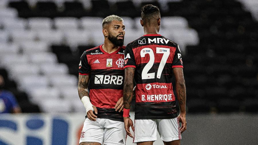 Gabriele Bruno Henrique durante partida do Flamengo contra o Grêmio - Pedro Martins/Foto FC/UOL