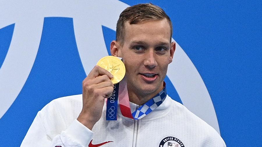 Caeleb Dressel, nadador dos Estados Unidos - Oli SCARFF / AFP