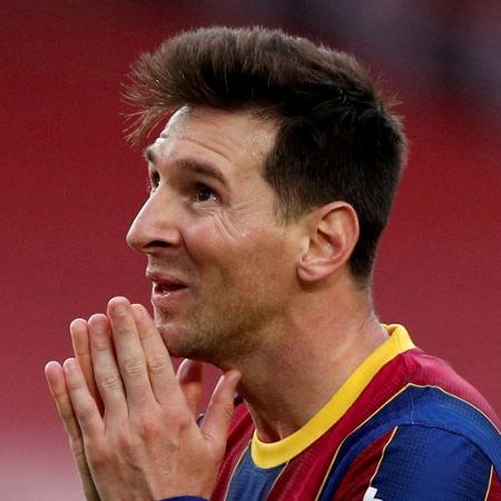 Lionel Messi em ação com a camisa do Barcelona - Albert Gea/File Photo/Reuters