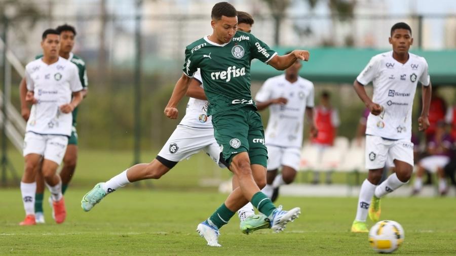 Thalys, meia de 17 anos do Palmeiras, em ação pela Copa do Brasil sub-17 - Fábio Menotti/S.E.Palmeiras