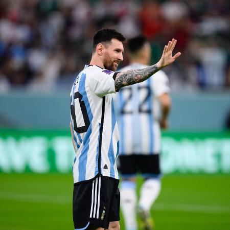 Camisa 10 da Argentina marcou um dos gols da vitória de 2 a 0 de sua seleção - Markus Gilliar - GES Sportfoto/Getty Images