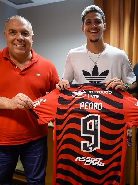 Flamengo anunciou renovação de Pedro até 2027 - Marcelo Cortes/Flamengo