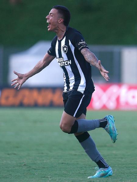 Carlos Alberto comemora gol do Botafogo contra o Resende no Carioca 2023 - Vitor Silva/Botafogo