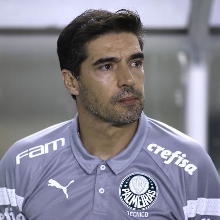 Abel Ferreira, técnico do Palmeiras, no jogo contra o Inter, pelo Brasileirão