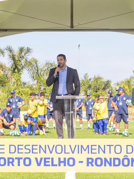 Presidente da CBF Samir Xaud inaugura Centro de treinamento em Porto Velho Presidente da CBF Samir Xaud inaugura Centro de treinamento em Porto Velho