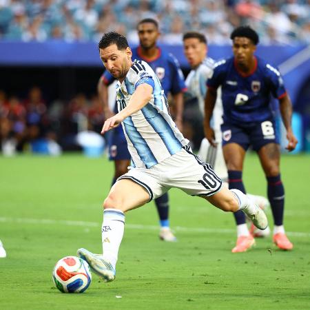 Lionel Messi, da Argentina, durante partida contra Cabo Verde na Copa do Mundo Lionel Messi, da Argentina, durante partida contra Cabo Verde na Copa do Mundo