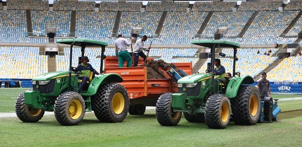 Maracanã prepara troca de gramado após críticas ao piso da NFL