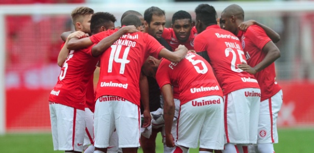 Jogadores do Inter se reúnem para a partida contra o Novo Hamburgo, no Beira-Rio - Divulgação