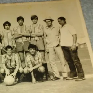 Marinho Ramalho (de chapéu), pai de Muricy, morreu durante um jogo de futebol em São Paulo - undefined