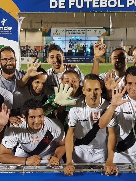 Vasco foi pentacampeão brasileiro de futebol de 7 - Divulgação/CPB