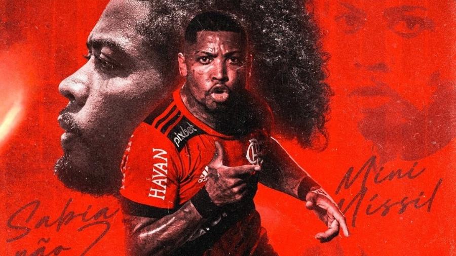 Flamengo anuncia a contratação de Marinho, ex-Santos - Reprodução