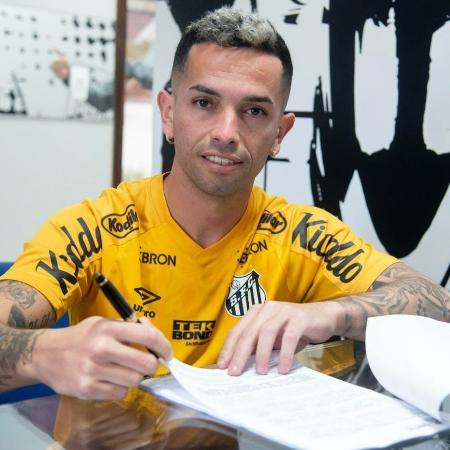 Gabriel Carabajal, do Santos - Ivan Storti/Santos FC - Ivan Storti/Santos FC