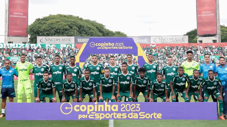 Palmeiras squad champion in the 2023 São Paulo Cup - Marcello Zambrana/AGIF - Marcello Zambrana/AGIF