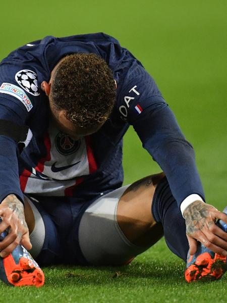 Neymar, do PSG, em jogo contra o Bayern de Munique pela Liga dos Campeões - Christian Liewig - Corbis/Corbis via Getty Images