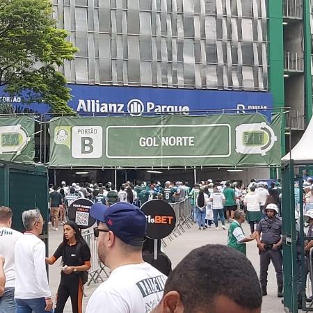 Arredores do Estádio Allianz Parque, do Palmeiras - Carolina Alberti/UOL