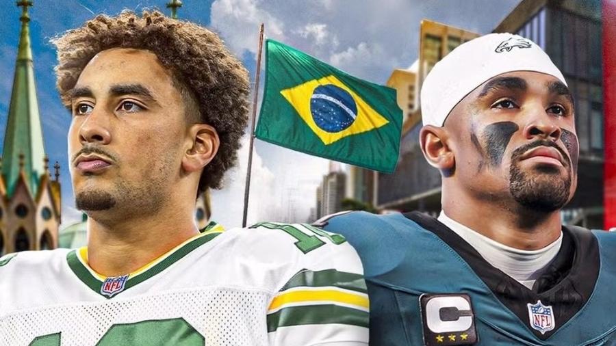 Green Bay Packers e Philadelphia Eagles se enfrentarão na 1ª partida da NFL no Brasil