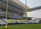 Sem verde e envelopado: estádio do Corinthians está pronto para a NFL - Fernando Bueno/ Agência Corinthians