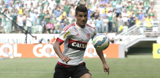Ederson marcou dois gols e foi o destaque do Flamengo na derrota para o Palmeiras - Gilvan de Souza/ Flamengo