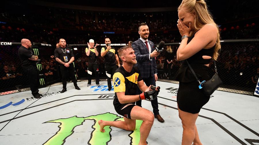 Gustafsson pede namorada em casamento no UFC Suécia - Jeff Bottari/Zuffa LLC/Zuffa LLC via Getty Images