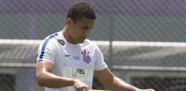 Pablo durante treinamento de quinta: possível presença na Bahia - Daniel Augusto Jr/Agência Corinthians