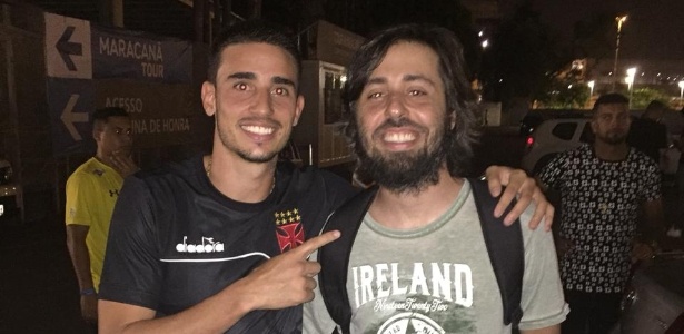 Irmãos Galhardo: Thiago e Rafael juntos após vitória do Vasco sobre o Flu - Assessoria / Thiago Galhardo