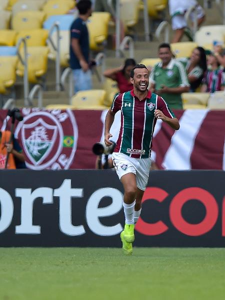 Nenê, do Fluminense, comemora gol diante do Botafogo pelo Campeonato Carioca - Thiago Ribeiro/AGIF