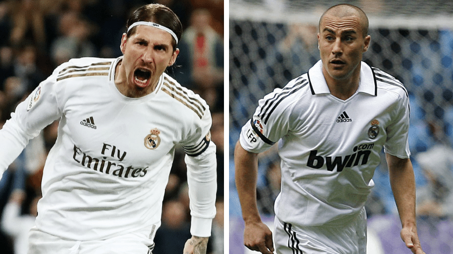 Sergio Ramos e Cannavaro: dois zagueiros que fizeram história no Real Madrid - Reuters