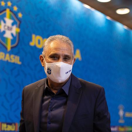 Tite durante convocação para a seleção brasileira em 18 de setembro de 2020 - Lucas Figueiredo/CBF