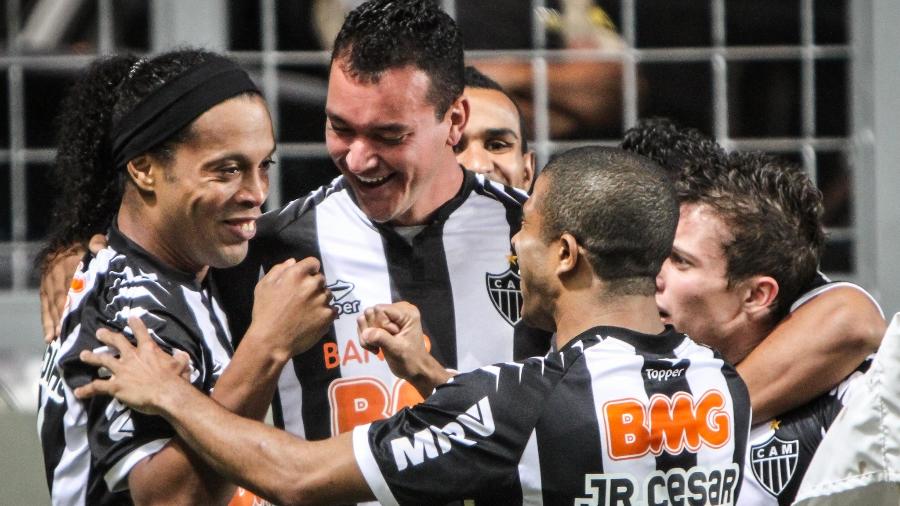 Galo de Ronaldinho e companhia fez sua melhor campanha em um turno do Brasileiro no ano de 2012 - Bruno Cantini/Atlético-MG