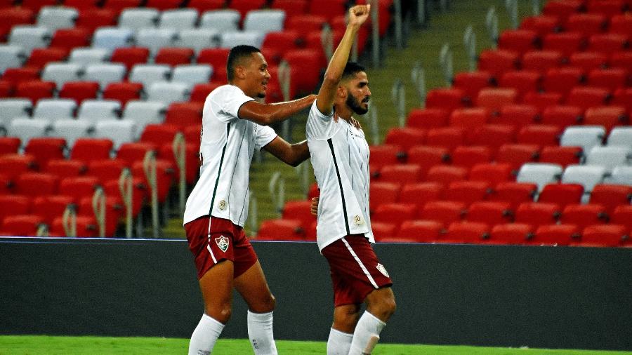Igor Julião comemora gol do Fluminense sobre o Flamengo - Mailson Santana / Fluminense FC