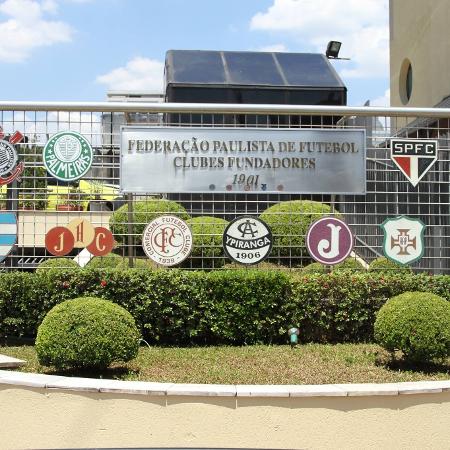 Fachada da sede da Federação Paulista de Futebol, na zona oeste de São Paulo - Divulgação