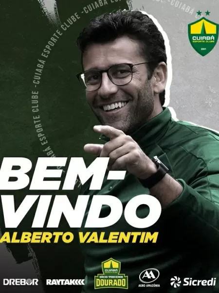 Alberto Valentim E O Novo Tecnico Do Cuiaba