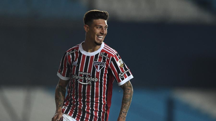 Rigoni comemora gol do São Paulo contra o Racing - Marcelo Endelli/Getty Images