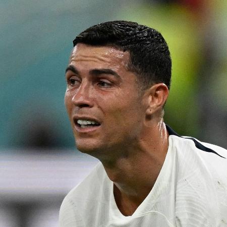 Cristiano Ronaldo chorou após eliminação de Portugal na Copa do Mundo - PATRICIA DE MELO MOREIRA / AFP