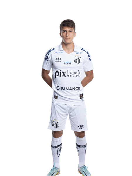 Gabriel Pirani, meia do Santos - Divulgação/Site oficial do Santos